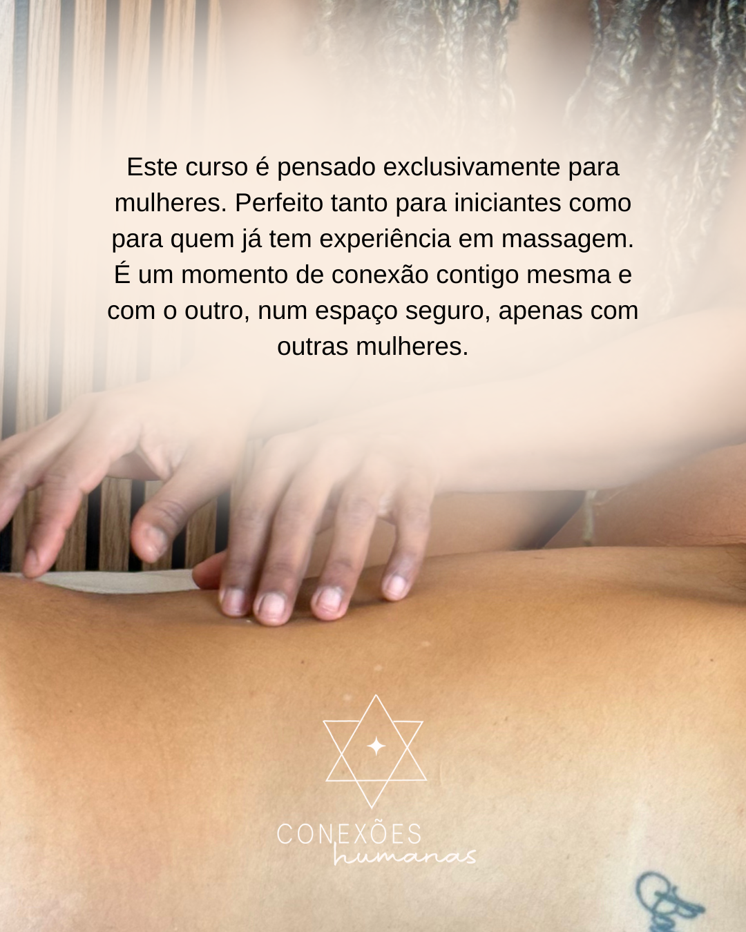 CURSO CERTIFICADO DE MASSAGEM TÂNTRICA PARA MULHERES - 25, 26 e 27 de Abril